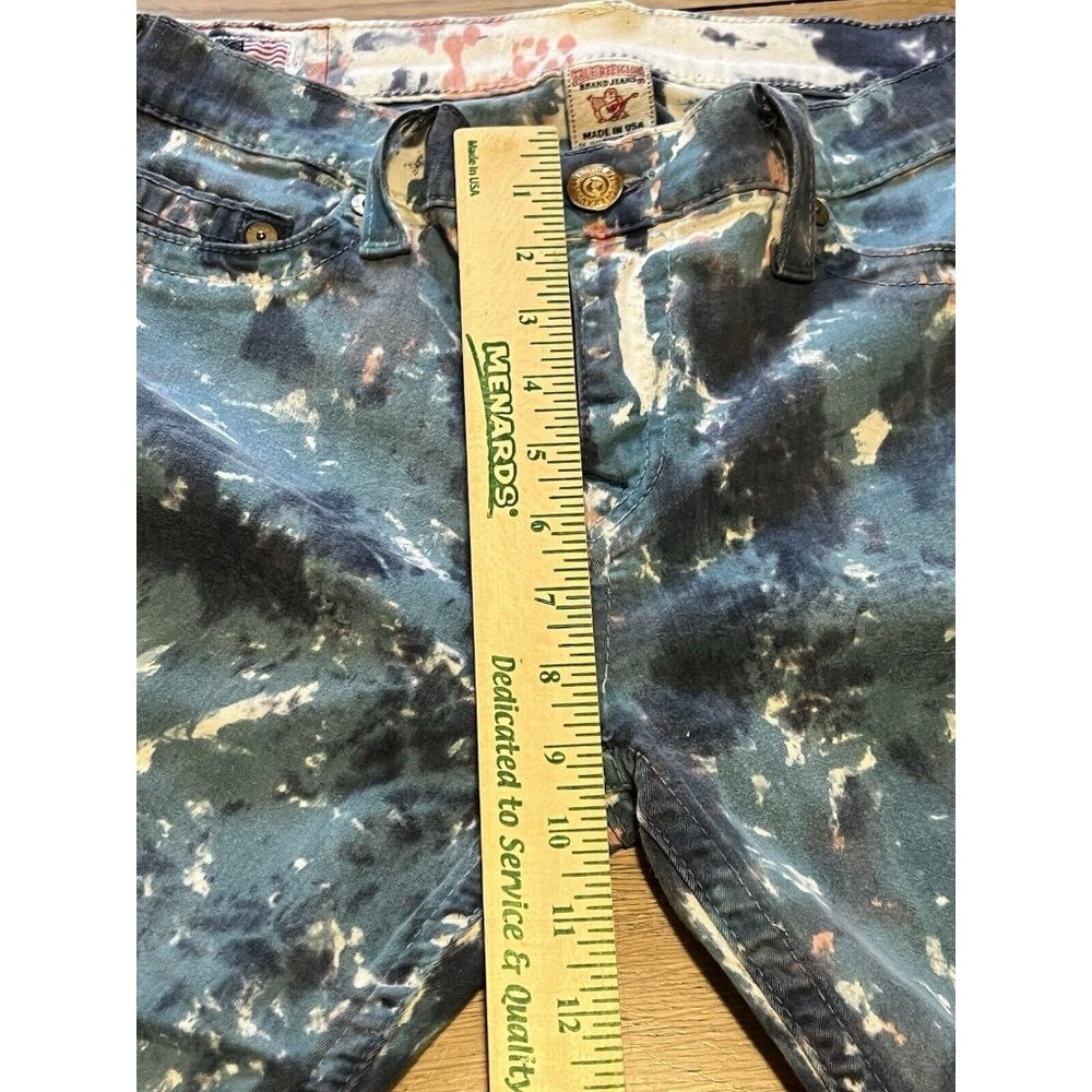 True Religion Halie Tie Dye Jeans Mens? Size 31 Modern Designer Preppy‎ Party - Picture 4 of 16